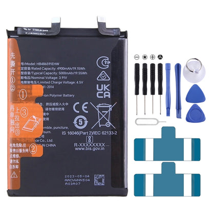 5000mAh Battery Replacement For Honor 90 REA-AN00 / 90 Pro REP-AN00 HB486591EHW, For Honor 90 / 90 Pro