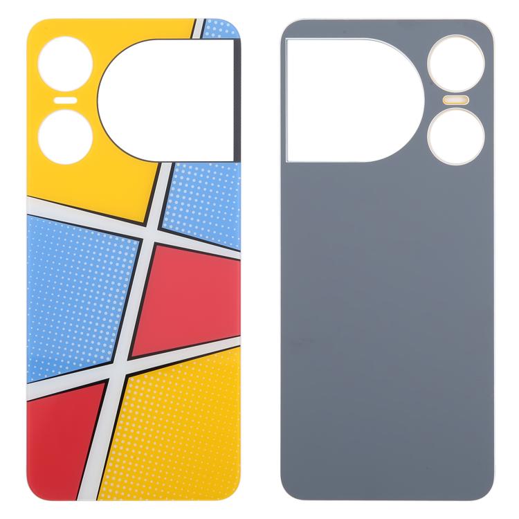 For ZTE nubia Music 2 Glass Battery Back Cover with Adhesive