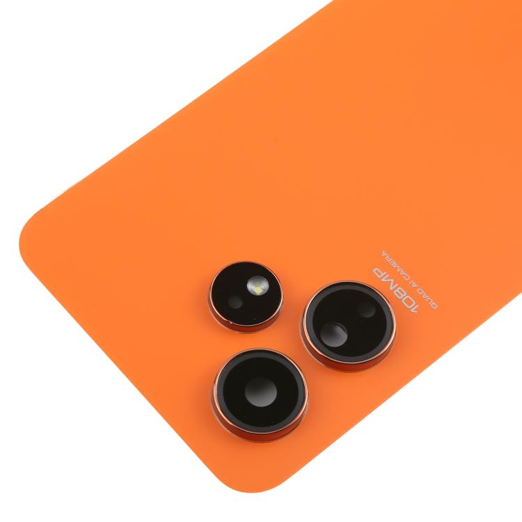 For Boost Celero 5G 2024 Glass Battery Back Cover, For Boost Celero 5G 2024 (Orange)