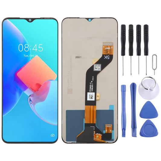 TFT LCD Screen For Tecno Spark 8C with Digitizer Full Assembly, For Tecno Spark 8C