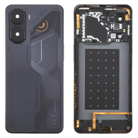 For ZTE nubia Neo 3 Plastic Battery Back Cover with Middle Frame / Camera Lens Cover