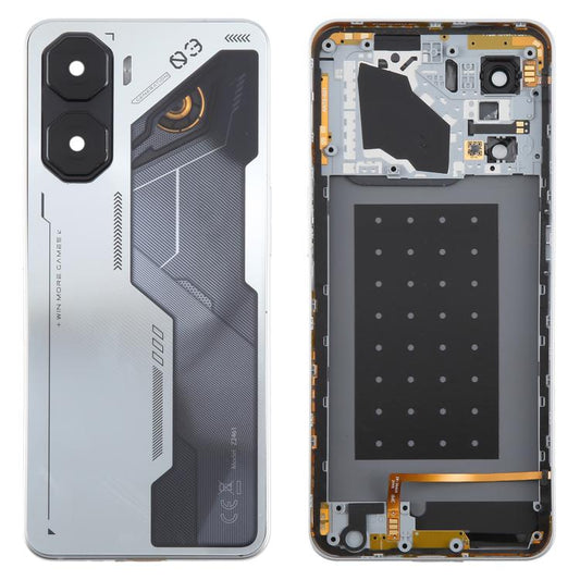 Pour ZTE nubia Neo 3 Cache arrière de batterie en plastique avec cadre central / Cache d'objectif d'appareil photo, Pour ZTE nubia Neo 3 (avec cadre central)