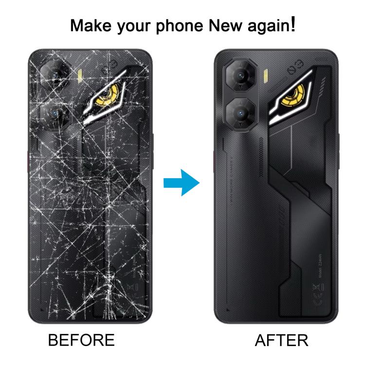 For ZTE nubia Neo 3 Plastic Battery Back Cover with Middle Frame / Camera Lens Cover