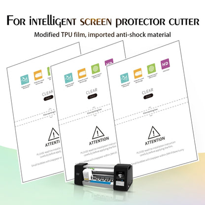 50 PCS F0001 HD TPU Soft Film Supplies for Protector Cutter, F0001
