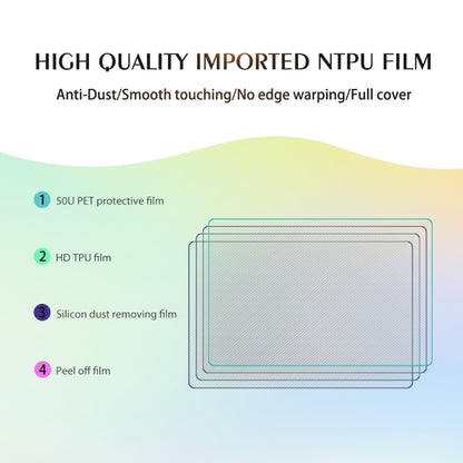50 PCS F0007 HD TPU Tablet Soft Film Supplies for Protector Cutter, F0007