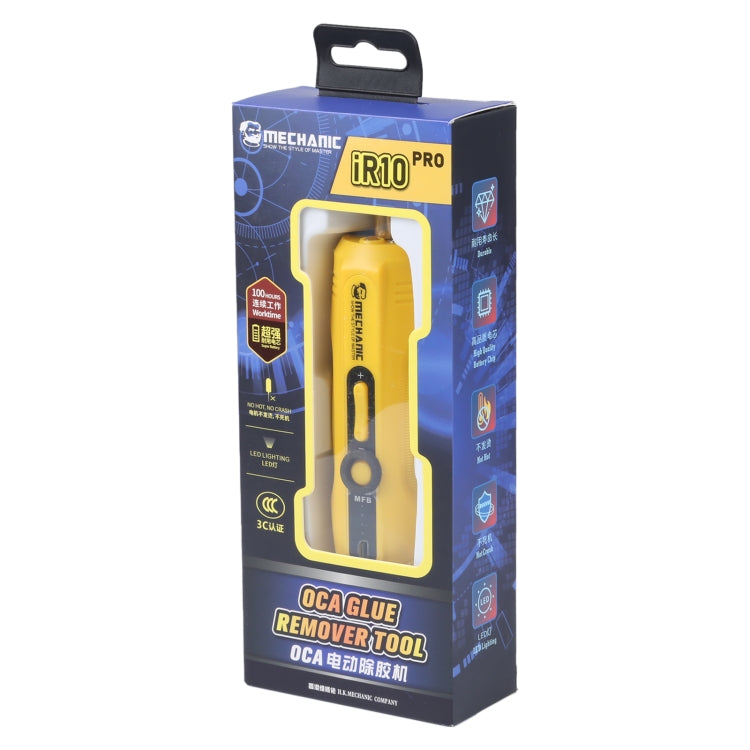 MECHANIC iR10 Pro Rechargeable OCA Gel Remover Tool, iR10 Pro(Yellow)