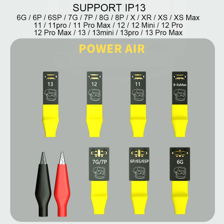 Mechanic Power Air Power Boot Cable Power Test Cord For iPhone 6-13 Pro Max, Mechanic Power Air