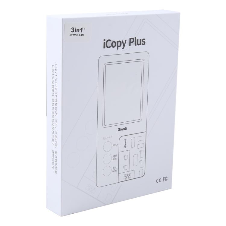 For iPhone 6 - 14 Pro Max 3 in 1 Qianli iCopy Plus 2.2 Repair Detection Programmer Set, Plug: EU, 3 in 1, Plug: US, 3 in 1, Plug: EU