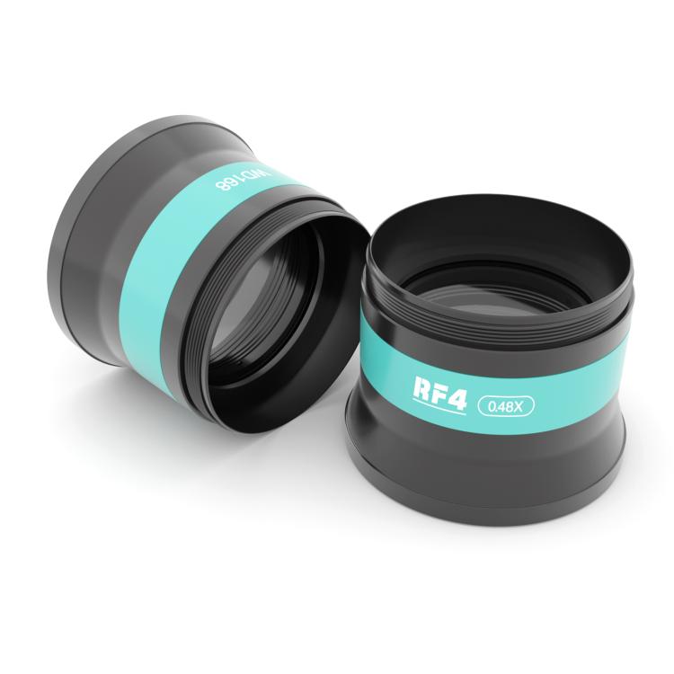 RF4 0.48X Stereo Microscope Auxiliary Objective Barlow Lens, RF4 0.48X