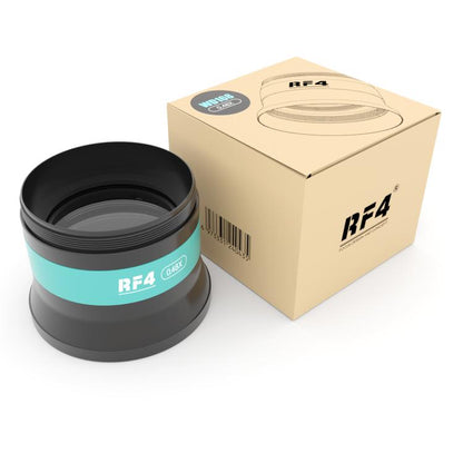 RF4 0.48X Stereo Microscope Auxiliary Objective Barlow Lens, RF4 0.48X