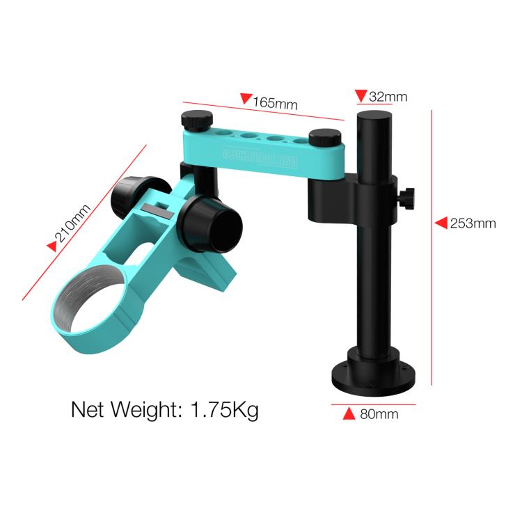 RF4 RF-FO19 Telescopic Articulating Arm Rotatable Universal Bracket for Stereo Microscope, RF4 RF-FO19