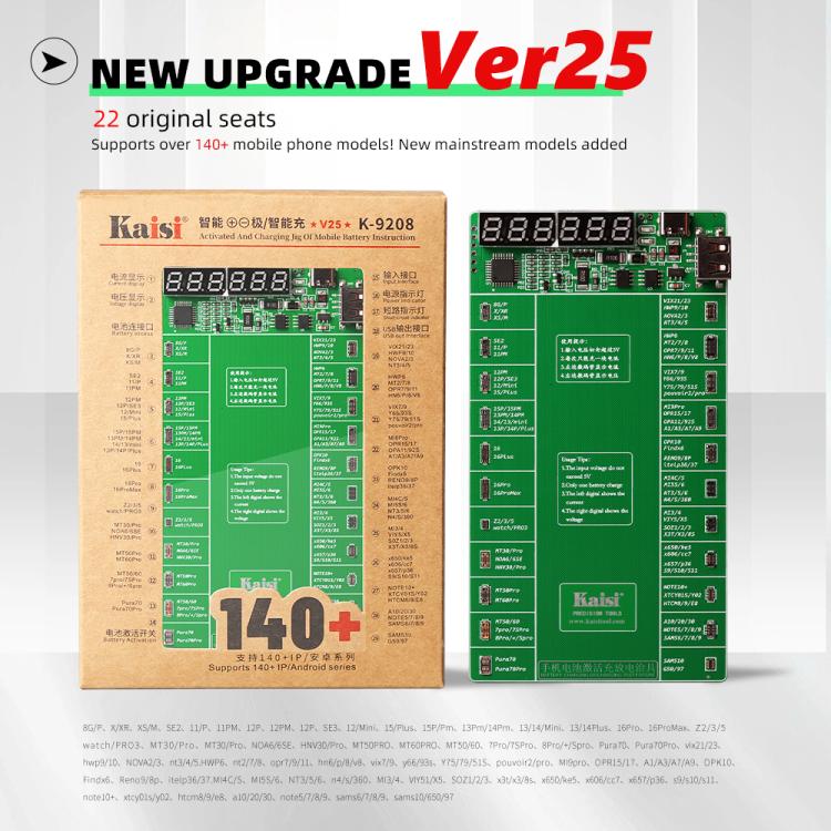 Kaisi K-9208 2025 Version Activated And Charging Jig Test Tools, K-9208 2025