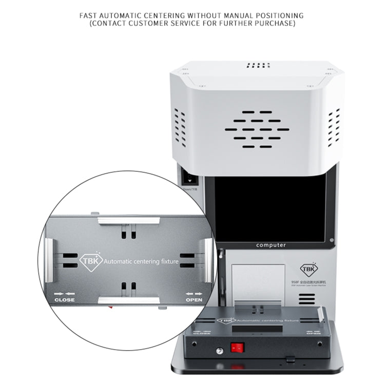 Separador láser automático TBK 958F de 20 W y 1064 nm, con enchufe estadounidense, TBK 958F (enchufe estadounidense), TBK 958F (enchufe británico), TBK 958F (enchufe australiano), TBK 958F (enchufe europeo)