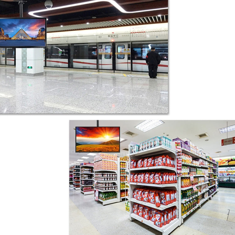 32-65 inch Universal Height & Angle Adjustable LCD TV Wall-mounted Ceiling Dual-use Bracket, Retractable Length: 2m, 2m
