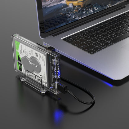 ORICO 2159U3 2.5 inch Transparent USB3.0 Hard Drive Enclosure with Stand, 2159U3