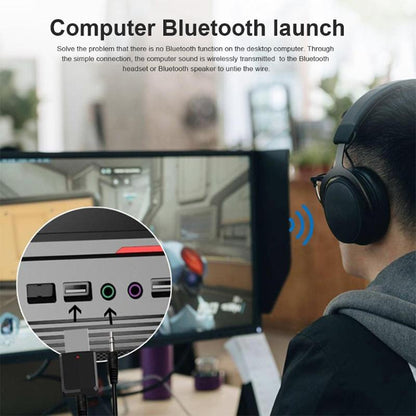 Bluetooth5.0  Audio Receiver USB Bluetooth Adapter Bluetooth Transmitter Support Win8/10, ZF169