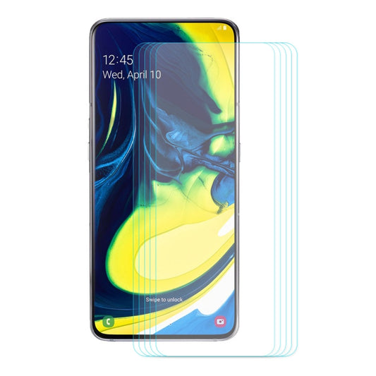 5 films de protection en verre trempé ENKAY Hat-Prince 0,26 mm 2,5D 9H pour Samsung Galaxy A80
