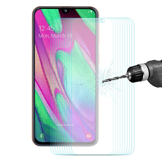 10 PCS ENKAY Hat-prince Film en verre trempé 0.26mm 9H 2.5D incurvé pour Galaxy A40