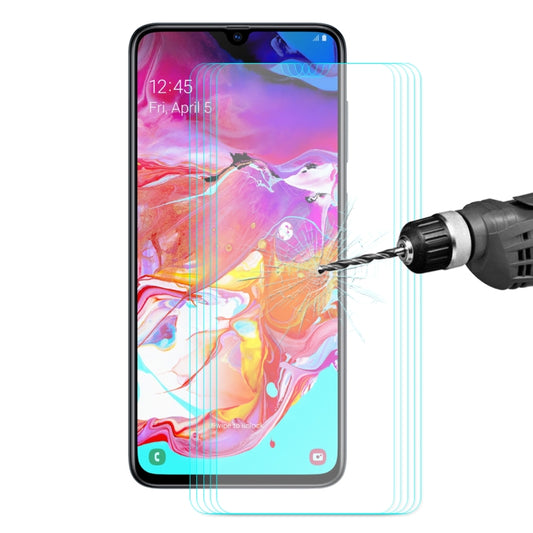 5 films de protection en verre trempé ENKAY Hat-Prince 0,26 mm 2,5D 9H pour Samsung Galaxy A70