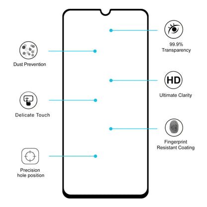 ENKAY Hat-prince Full Glue 0.26mm 9H 2.5D Tempered Glass Film for Galaxy A70