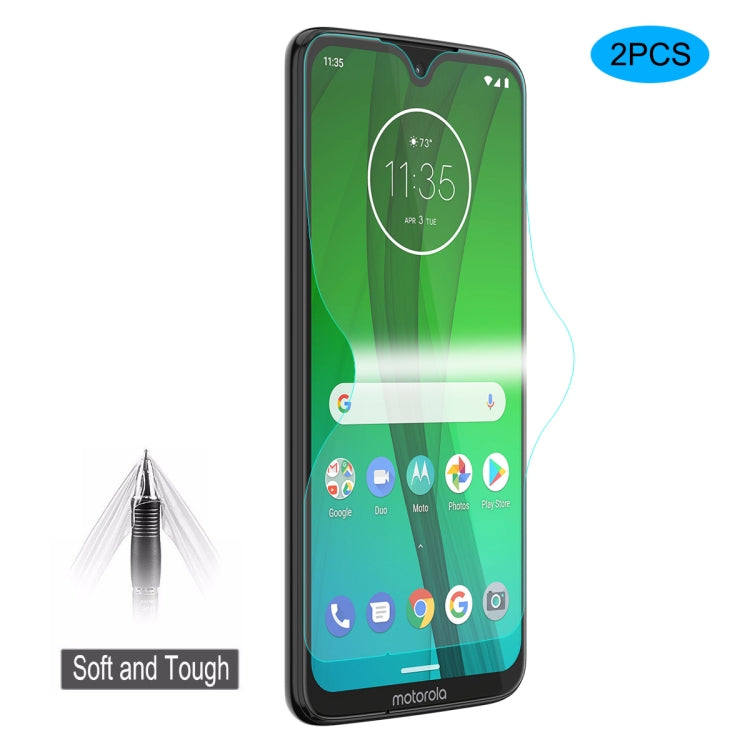 2 PCS ENKAY Hat-Prince 0.1mm 3D Full Screen Protector Explosion-proof Hydrogel Film For Motorola Moto G7 / G7 Plus, Moto G7