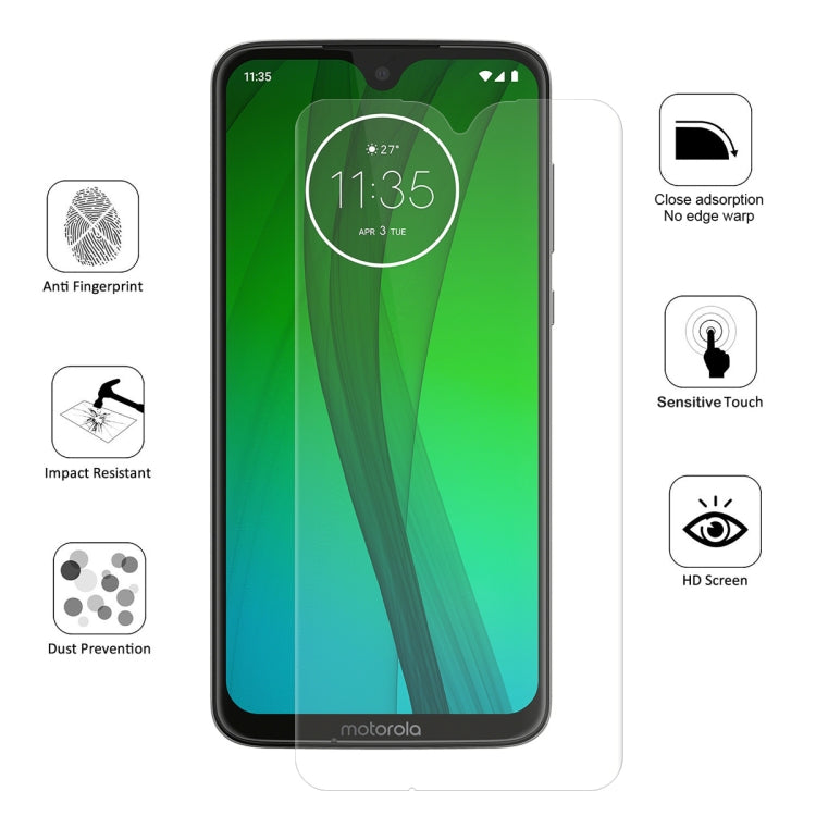 2 PCS ENKAY Hat-Prince 0.1mm 3D Full Screen Protector Explosion-proof Hydrogel Film For Motorola Moto G7 / G7 Plus, Moto G7