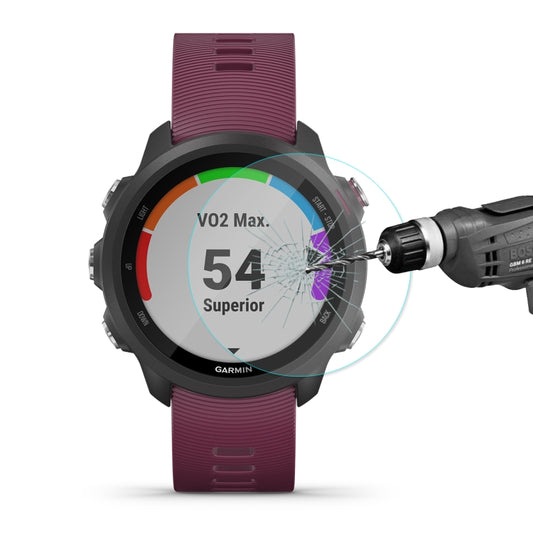 Film en verre trempé ENKAY Hat-Prince 0.2mm 9H 2.15D à bords incurvés pour Garmin Forerunner 245M