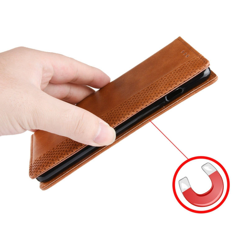 Magnetic Buckle Retro Crazy Horse Texture Horizontal Flip Leather Case for Google Pixel 3a , with Holder & Card Slots & Photo Frame, For Google Pixel 3a