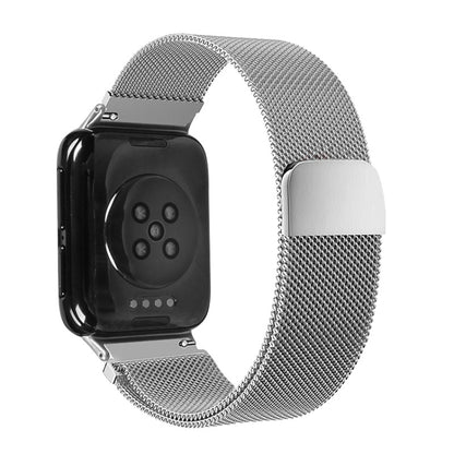For OPPO Watch 46MM Smart Watch Milanese Stainless Steel Metal Strap
