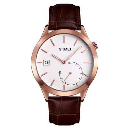 SKMEI 1581 Montre Homme Tendance Créative Simple Décontractée Plein Air Sport Étanche Montre à Quartz Deux Aiguilles