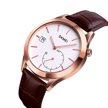 SKMEI 1581 Montre Homme Tendance Créative Simple Décontractée Plein Air Sport Étanche Montre à Quartz Deux Aiguilles
