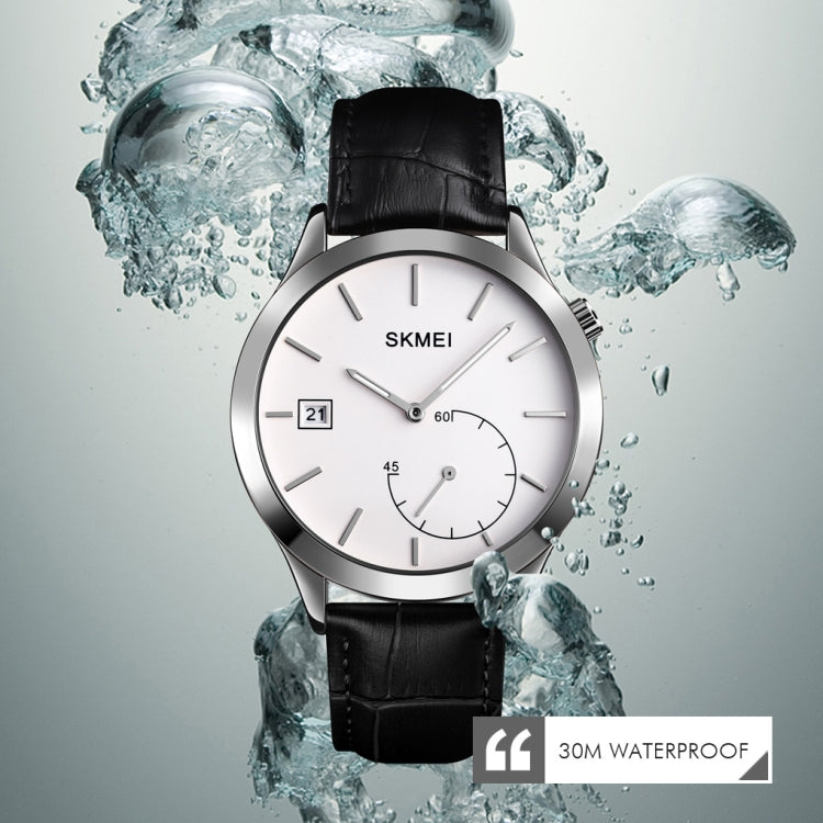 SKMEI 1581 Montre Homme Tendance Créative Simple Décontractée Plein Air Sport Étanche Montre à Quartz Deux Aiguilles
