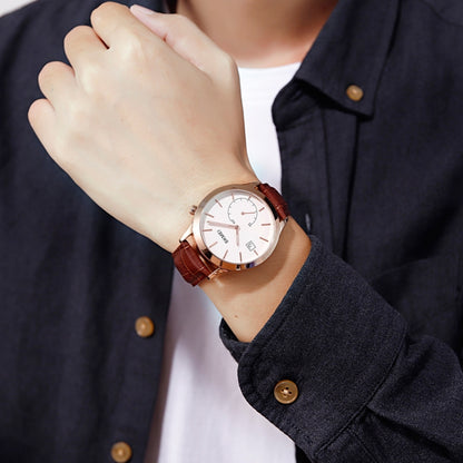 SKMEI 1581 Montre Homme Tendance Créative Simple Décontractée Plein Air Sport Étanche Montre à Quartz Deux Aiguilles