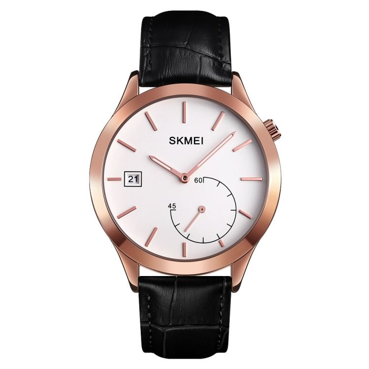 SKMEI 1581 Montre Homme Tendance Créative Simple Décontractée Plein Air Sport Étanche Montre à Quartz Deux Aiguilles