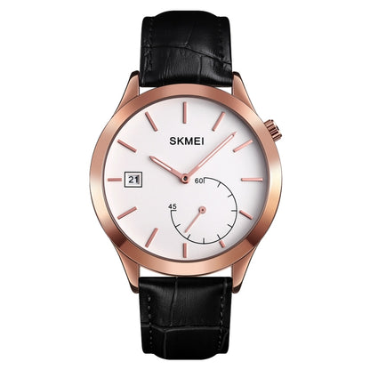 SKMEI 1581 Montre Homme Tendance Créative Simple Décontractée Plein Air Sport Étanche Montre à Quartz Deux Aiguilles