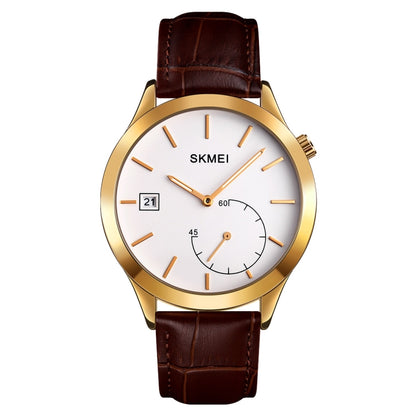 SKMEI 1581 Montre Homme Tendance Créative Simple Décontractée Plein Air Sport Étanche Montre à Quartz Deux Aiguilles