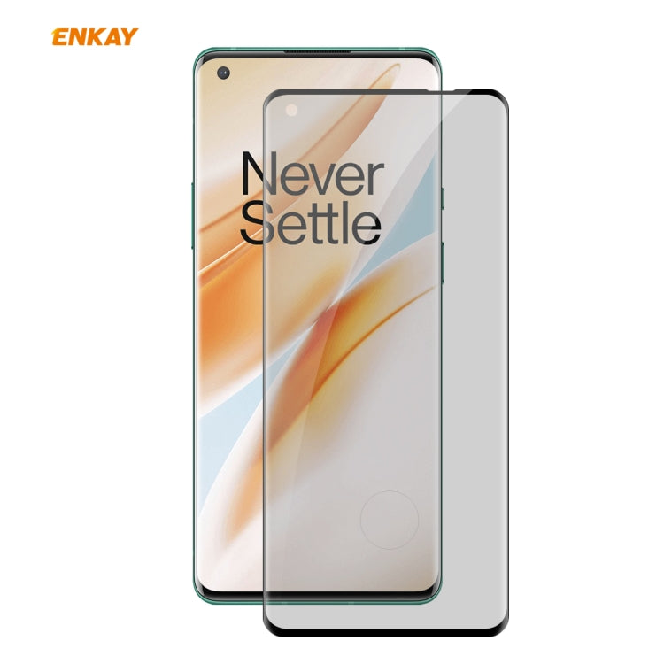 ENKAY Hat-Prince 0.26mm 9H 3D Curved Heat Bending Privacy Anti-spy Full Screen Tempered Glass Film, For OnePlus 8 Pro, For OnePlus 8, For Huawei P40 Pro, For Xiaomi Mi 10 / Mi 10 Pro