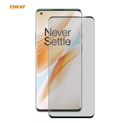 ENKAY Hat-Prince 0.26mm 9H 3D Curved Heat Bending Privacy Anti-spy Full Screen Tempered Glass Film, For OnePlus 8 Pro, For OnePlus 8, For Huawei P40 Pro, For Xiaomi Mi 10 / Mi 10 Pro