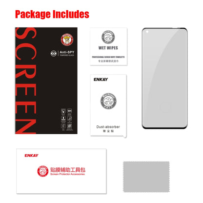 ENKAY Hat-Prince 0.26mm 9H 3D Curved Heat Bending Privacy Anti-spy Full Screen Tempered Glass Film, For OnePlus 8 Pro, For OnePlus 8, For Huawei P40 Pro, For Xiaomi Mi 10 / Mi 10 Pro