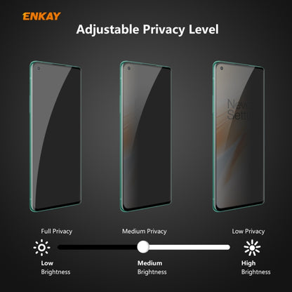 ENKAY Hat-Prince 0.26mm 9H 3D Curved Heat Bending Privacy Anti-spy Full Screen Tempered Glass Film, For OnePlus 8 Pro, For OnePlus 8, For Huawei P40 Pro, For Xiaomi Mi 10 / Mi 10 Pro