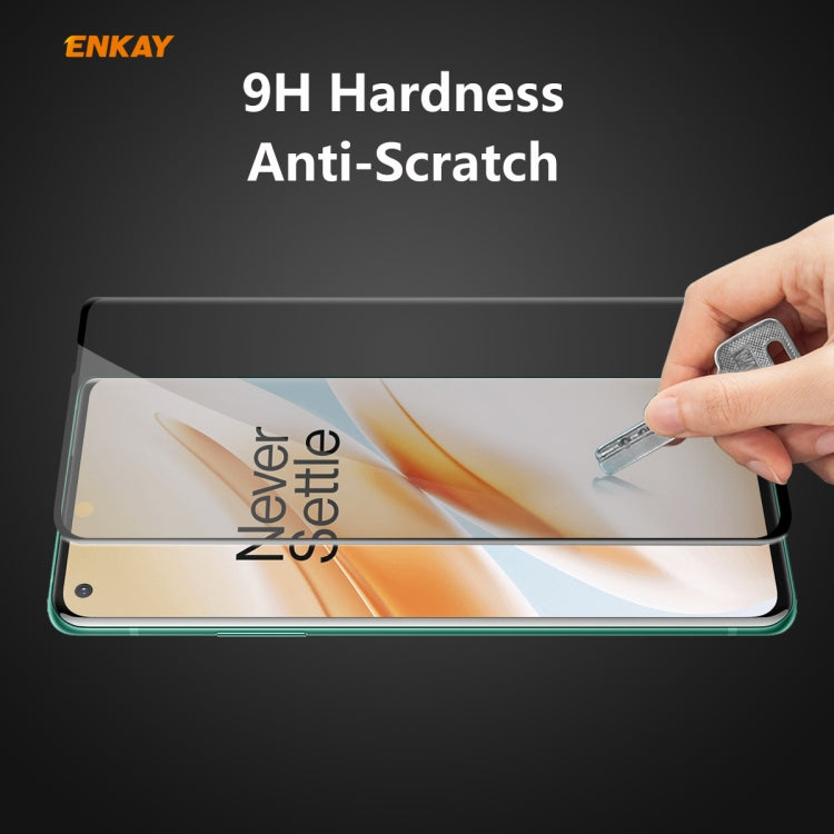 ENKAY Hat-Prince 0.26mm 9H 3D Curved Heat Bending Privacy Anti-spy Full Screen Tempered Glass Film, For OnePlus 8 Pro, For OnePlus 8, For Huawei P40 Pro, For Xiaomi Mi 10 / Mi 10 Pro