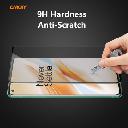 ENKAY Hat-Prince 0.26mm 9H 3D Curved Heat Bending Privacy Anti-spy Full Screen Tempered Glass Film, For OnePlus 8 Pro, For OnePlus 8, For Huawei P40 Pro, For Xiaomi Mi 10 / Mi 10 Pro