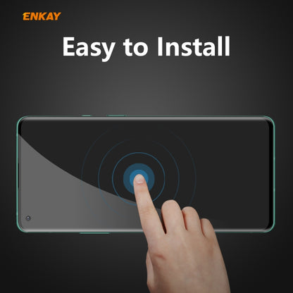 ENKAY Hat-Prince 0.26mm 9H 3D Curved Heat Bending Privacy Anti-spy Full Screen Tempered Glass Film, For OnePlus 8 Pro, For OnePlus 8, For Huawei P40 Pro, For Xiaomi Mi 10 / Mi 10 Pro