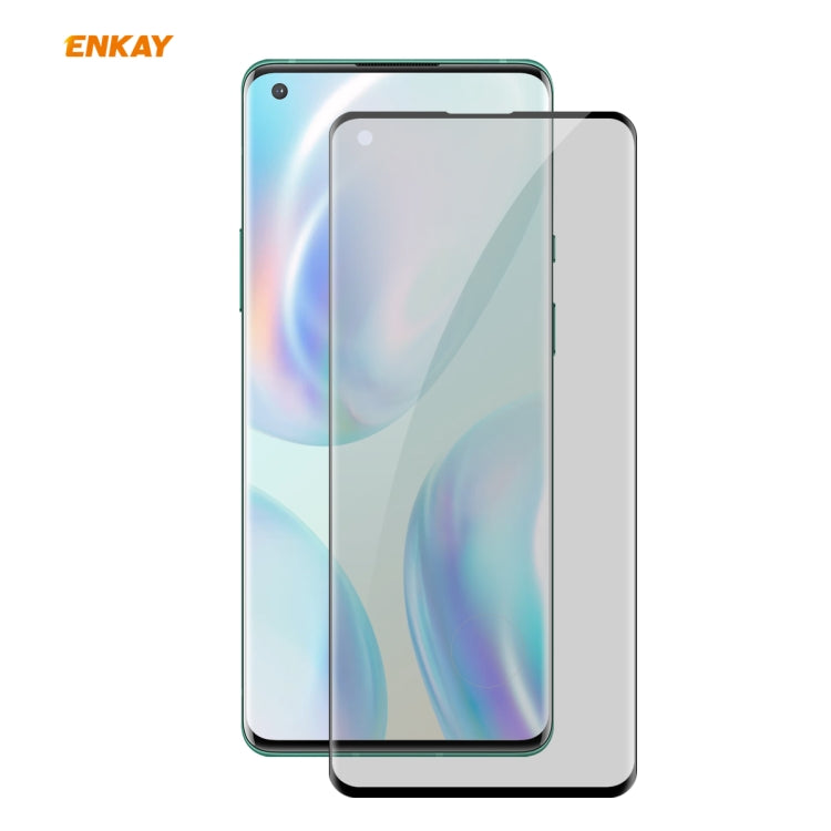ENKAY Hat-Prince 0.26mm 9H 3D Curved Heat Bending Privacy Anti-spy Full Screen Tempered Glass Film, For OnePlus 8 Pro, For OnePlus 8, For Huawei P40 Pro, For Xiaomi Mi 10 / Mi 10 Pro