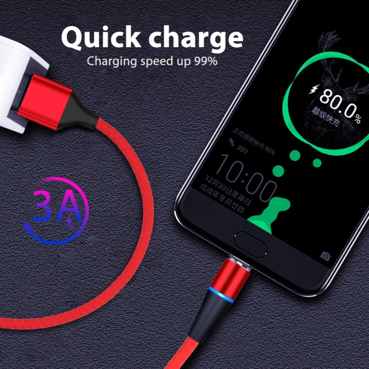 3A USB to USB-C / Type-C Fast Charging + 480Mbps Data Transmission Mobile Phone Magnetic Suction Fast Charging Data Cable, Cable Length: 1m, USB-C / Type-C