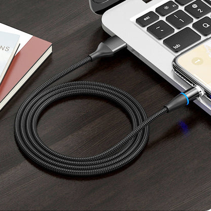 3A USB to USB-C / Type-C Fast Charging + 480Mbps Data Transmission Mobile Phone Magnetic Suction Fast Charging Data Cable, Cable Length: 1m, USB-C / Type-C