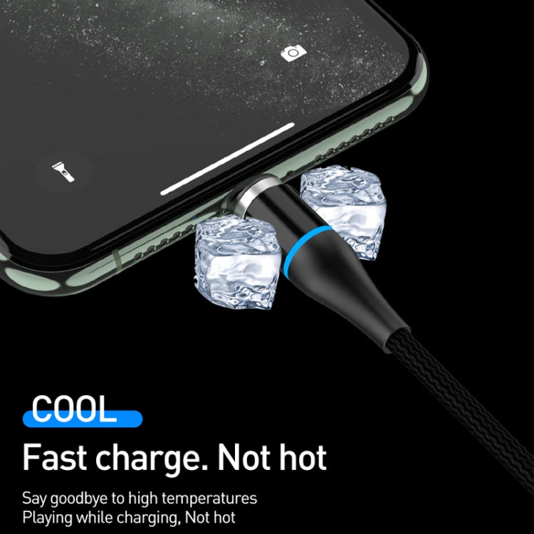 3A USB to USB-C / Type-C Fast Charging + 480Mbps Data Transmission Mobile Phone Magnetic Suction Fast Charging Data Cable, Cable Length: 1m, USB-C / Type-C