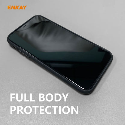 For iPhone 11 ENKAY ENK-PC028 Business Series Fabric Texture PU Leather + TPU Soft Slim Case, For iPhone 11