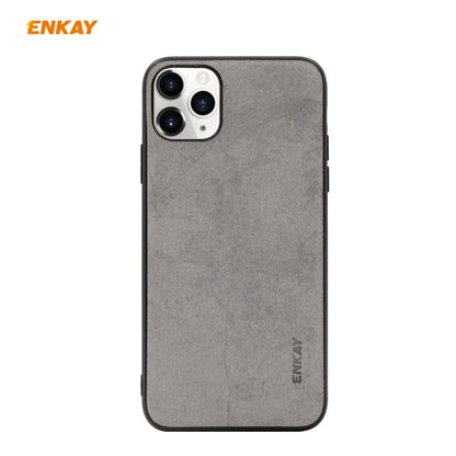 For iPhone 11 Pro ENKAY ENK-PC029 Business Series Fabric Texture PU Leather + TPU Soft Slim Case Cover, For iPhone 11 Pro