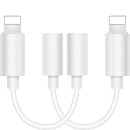 Zs-kl21836 2 PCS 8 Pin to 3.5mm Earphone Adapter Audio Adapter, Support All iOS System